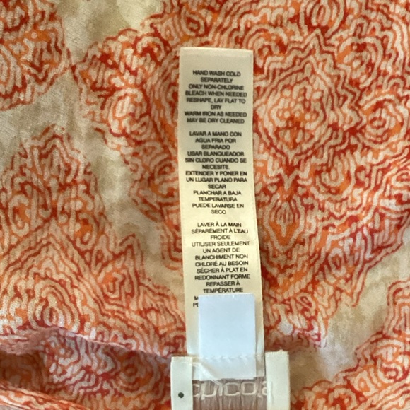 Chico’s Tassel Detail Poncho Tunic Top Size S/M - Picture 9 of 9